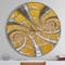 Designart 'Time Spiral In Antique Style Modern Wall Clock